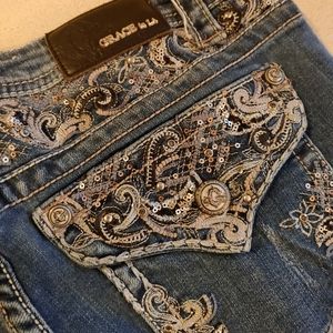 GRACE in LA denim boot cut jeans